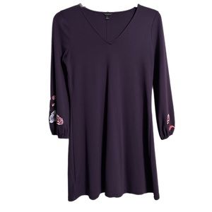 Ann Taylor Purple Petite Dress